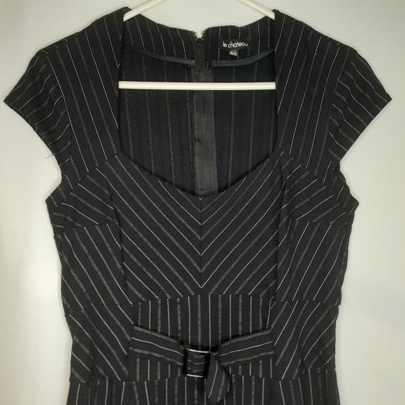 Vtg Knock-OUT Le Chateau Dress With Accessories - Picture 3 of 16